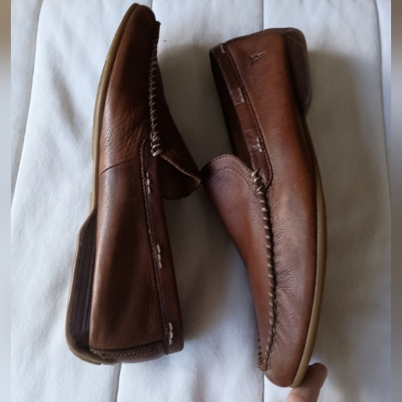 Frye Mens Brown Leather Loafers_11.5 main image 7